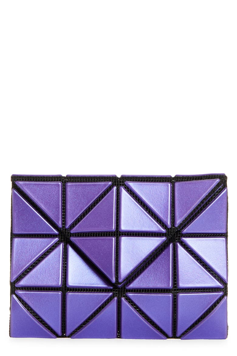 Metallic Card Case, Main, color, PURPLE