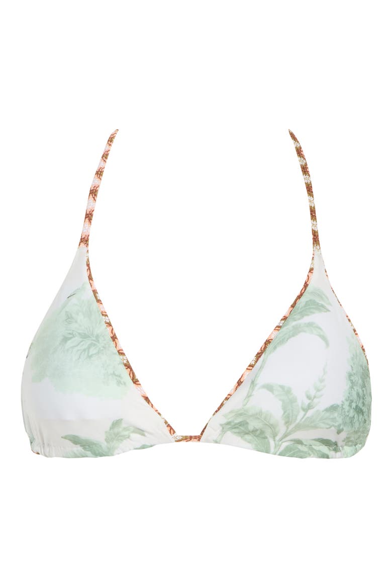 Balmy Reversible Bikini Top, Alternate, color, BROWN