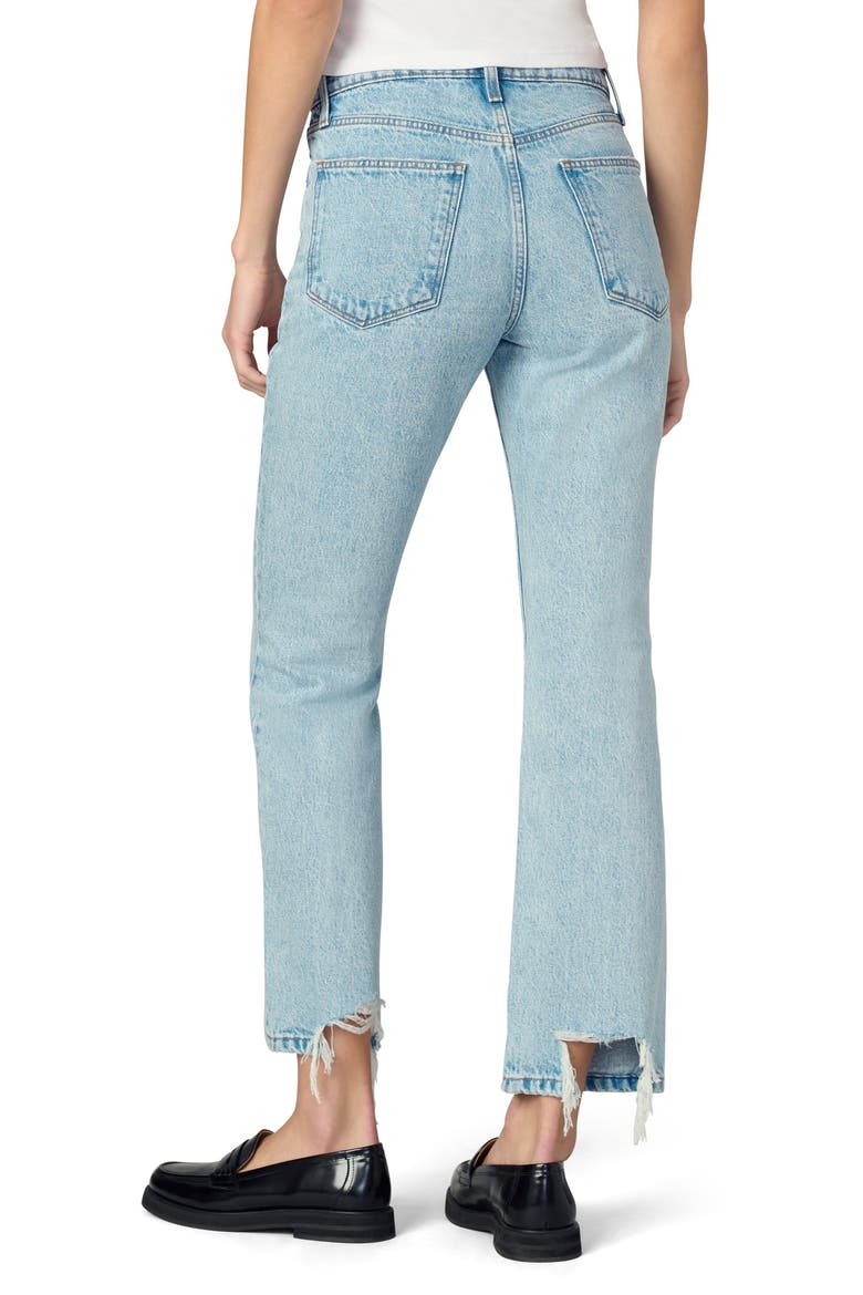 The Stacey Distressed High Waist Ankle Bootcut Jeans, Alternate, color, RAMPART
