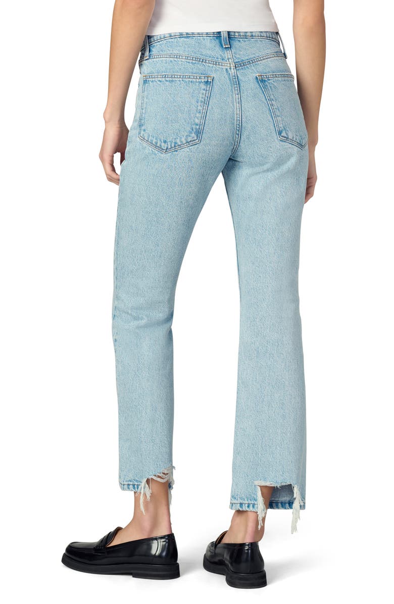 Joe's The Stacey Distressed High Waist Ankle Bootcut Jeans, Alternate, color, 
