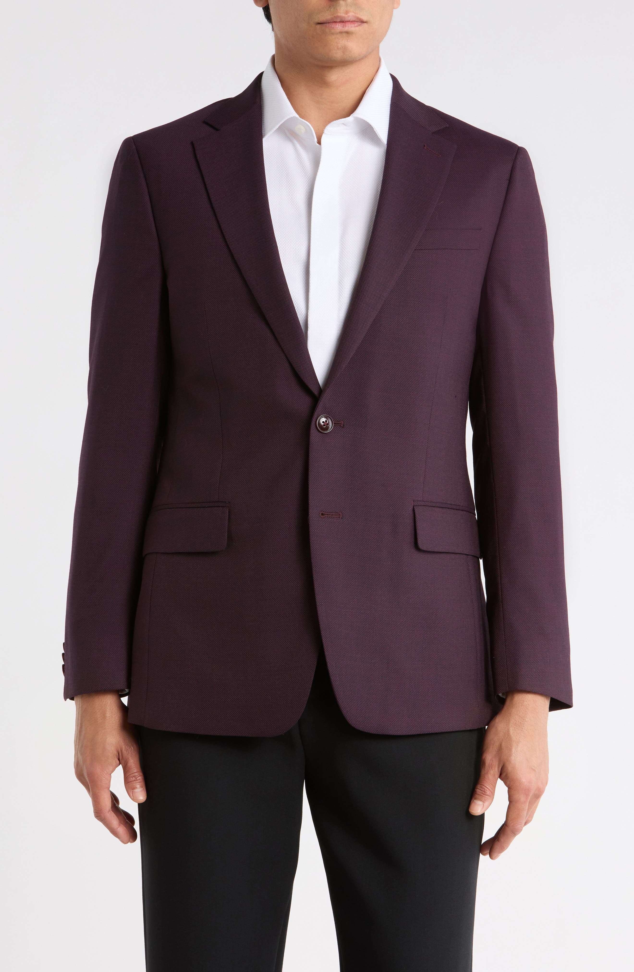 Original Penguin Notch Lapel Wool Blend Blazer