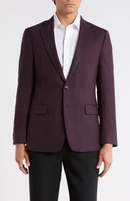 Original Penguin Notch Lapel Wool Blend Blazer