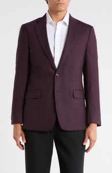 Original Penguin Notch Lapel Wool Blend Blazer
