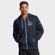 Nike Men's Nike Navy Tennessee Titans Sideline Utility Player Performance Full-Zip Hoodie