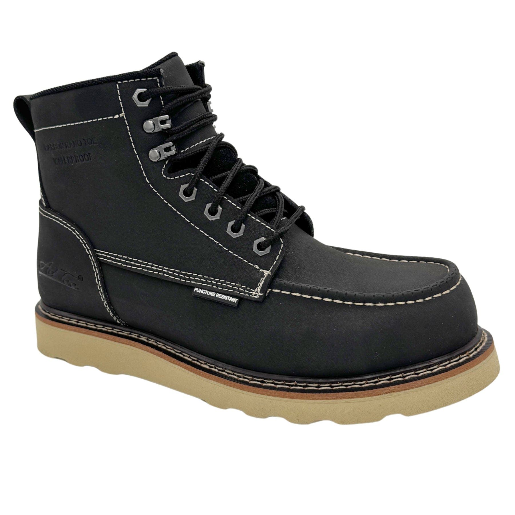 Speedster - 6" Moc-Toe Work & Riding Boot, Main, color, Black