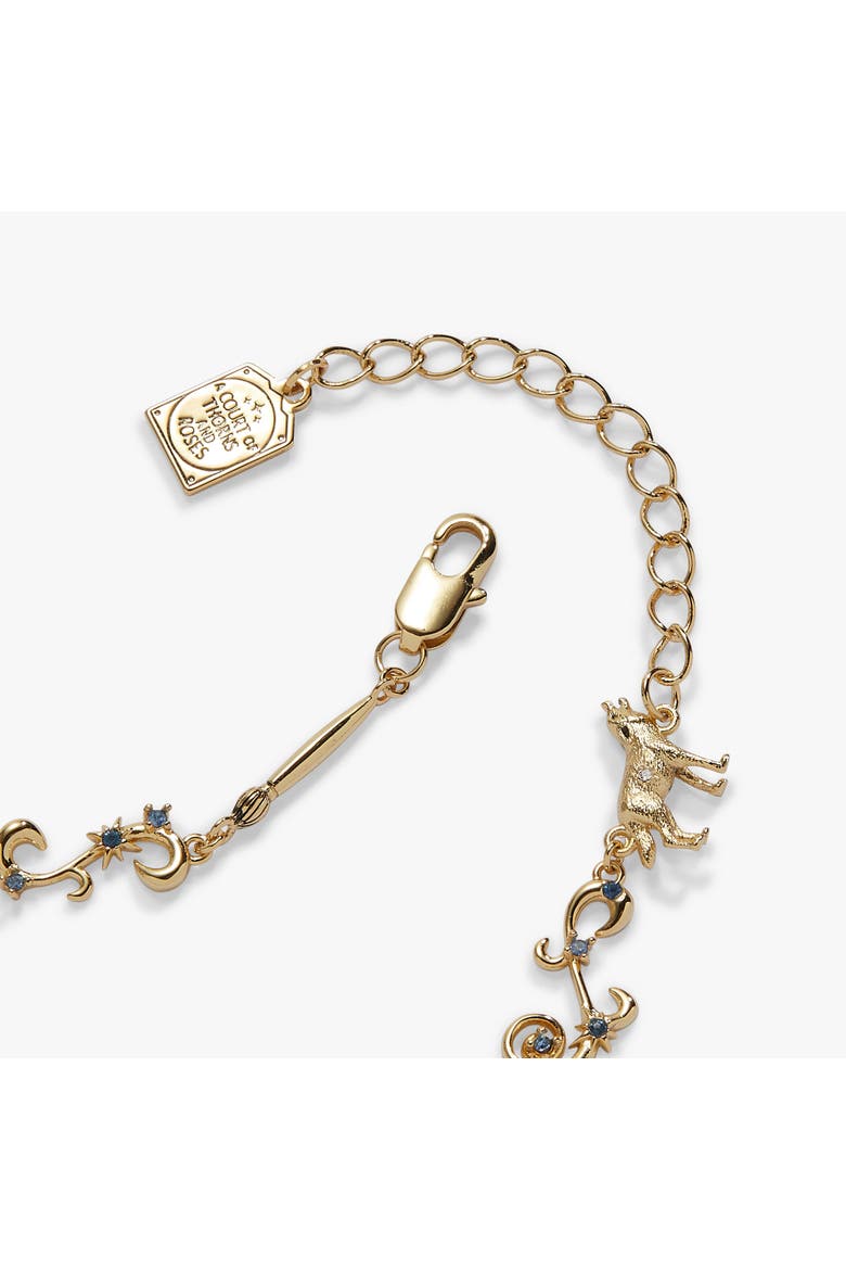 A Court of Thorns and Roses Feyre Archeron Linear Bracelet, Alternate, color, Gold