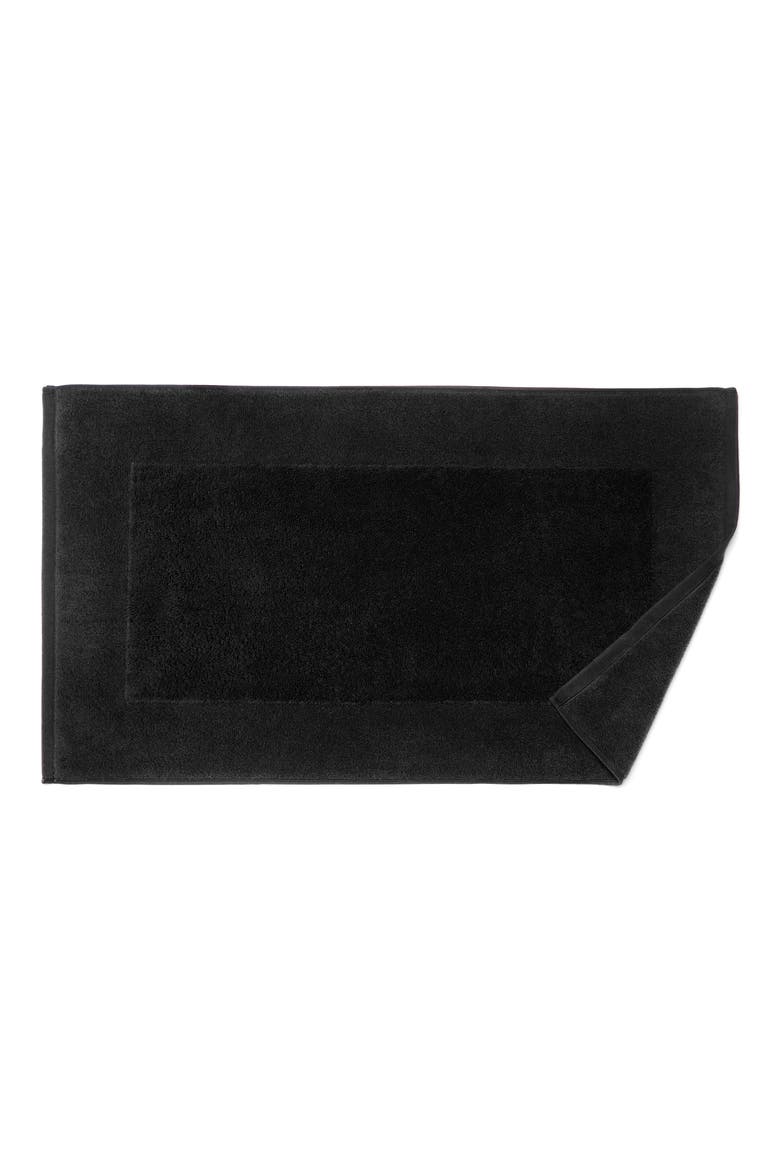 Bello Nuovo Combed Cotton Bath Mat, Alternate, color, BLACK