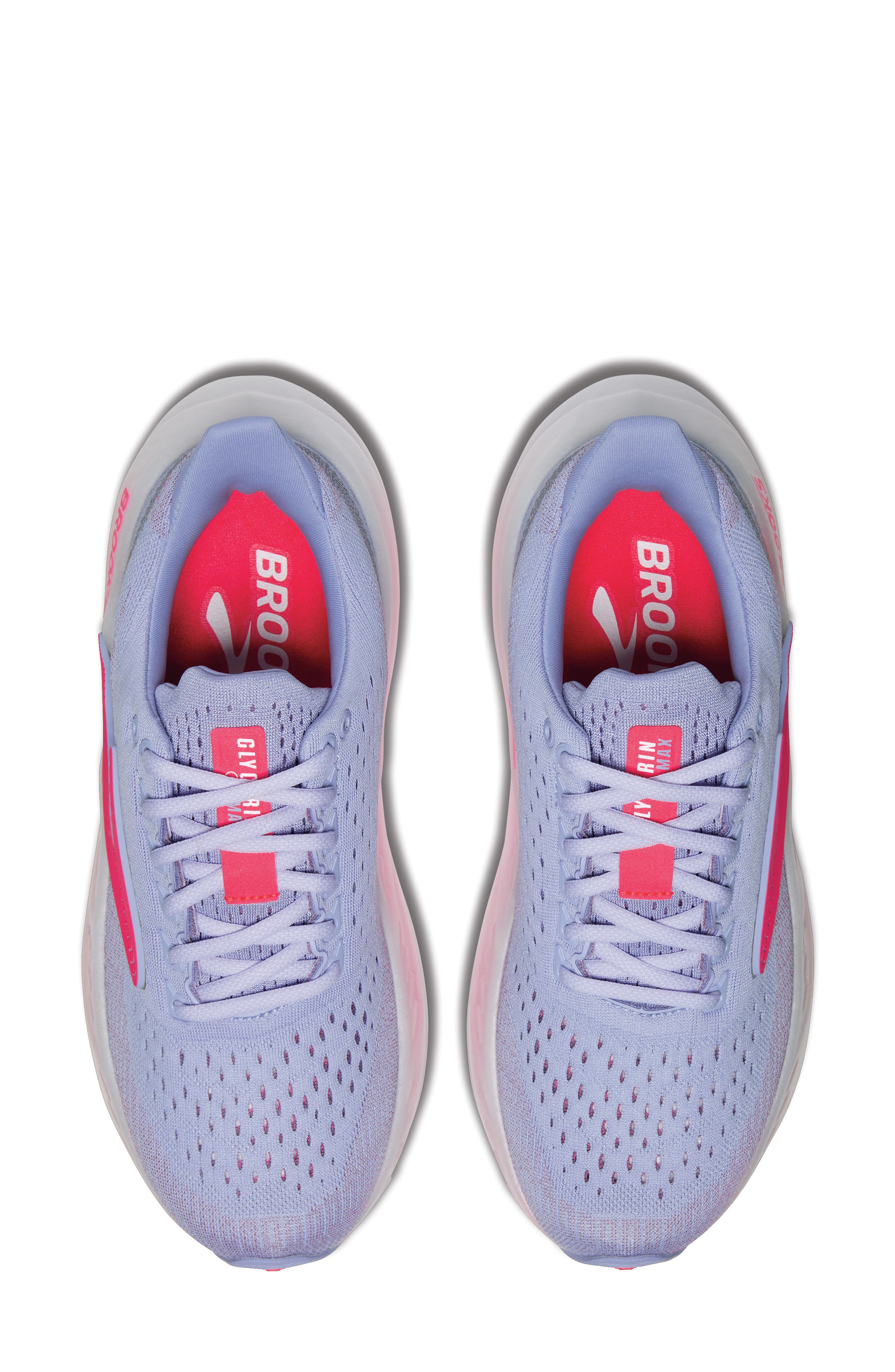 Brooks Glycerin Max Running Shoe, Alternate, color, Blue Heron/ Diva Pink/ White