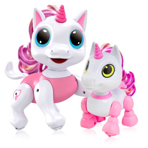 Robo Pets Unicorn Toys 2pk
