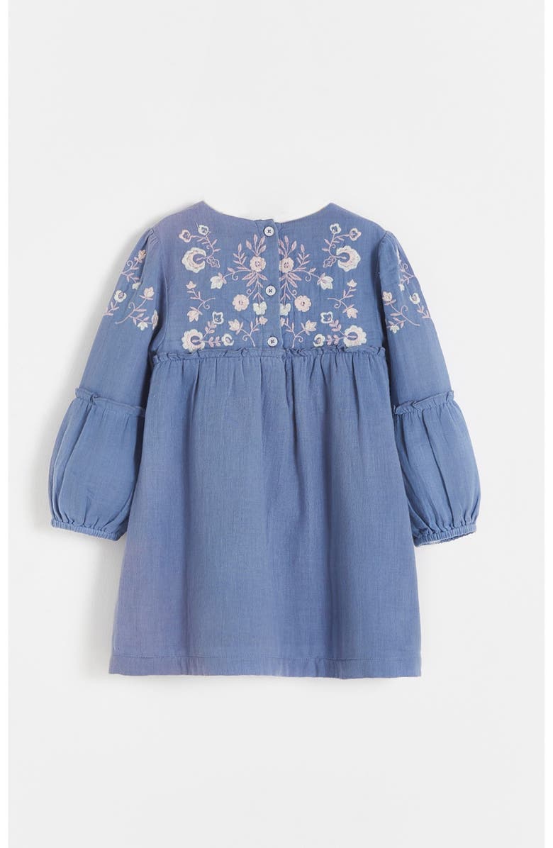 Babycottons Blanc Dress for Toddler, Alternate, color, Pastel-Blue