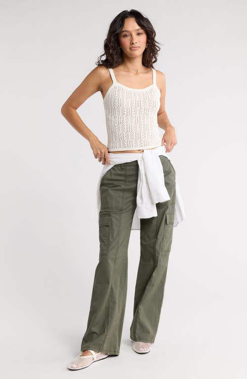 Abound Open Stitch Sweater Tank