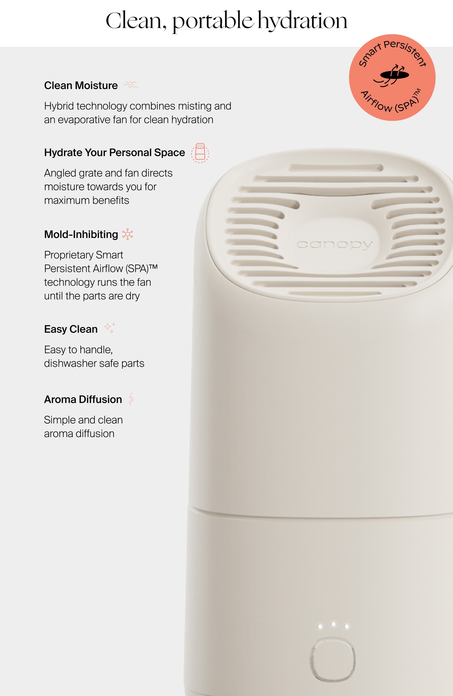 CANOPY Portable Humidifier | Nordstrom