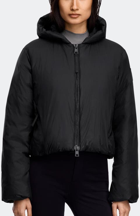 Elba Convertible Hooded Down Jacket