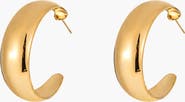 Kellery Chunky Bold Hoop Earrings