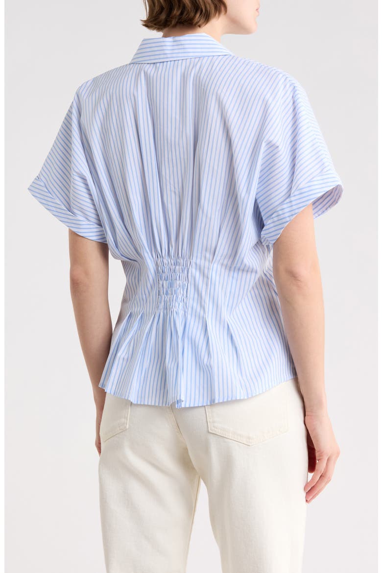 Pleat Waist Top, Alternate, color, NEW IVORY