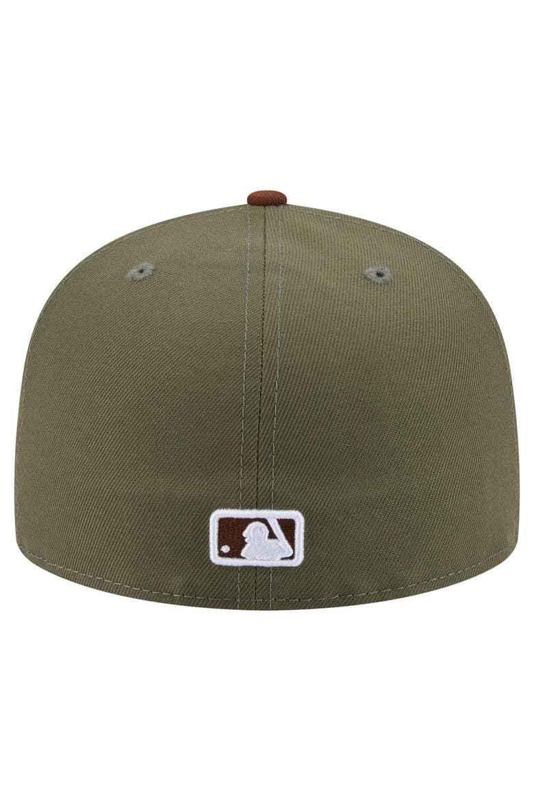Men's New Era Olive/Brown San Francisco Giants Color Pack 59FIFTY Fitted Hat, Alternate, color, Olive