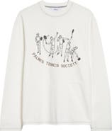 PALMES Practice Tennis Long Sleeve Graphic T-Shirt