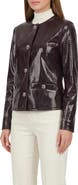 GORSKI Genuine Metis Suede Pythn Printed Jacket