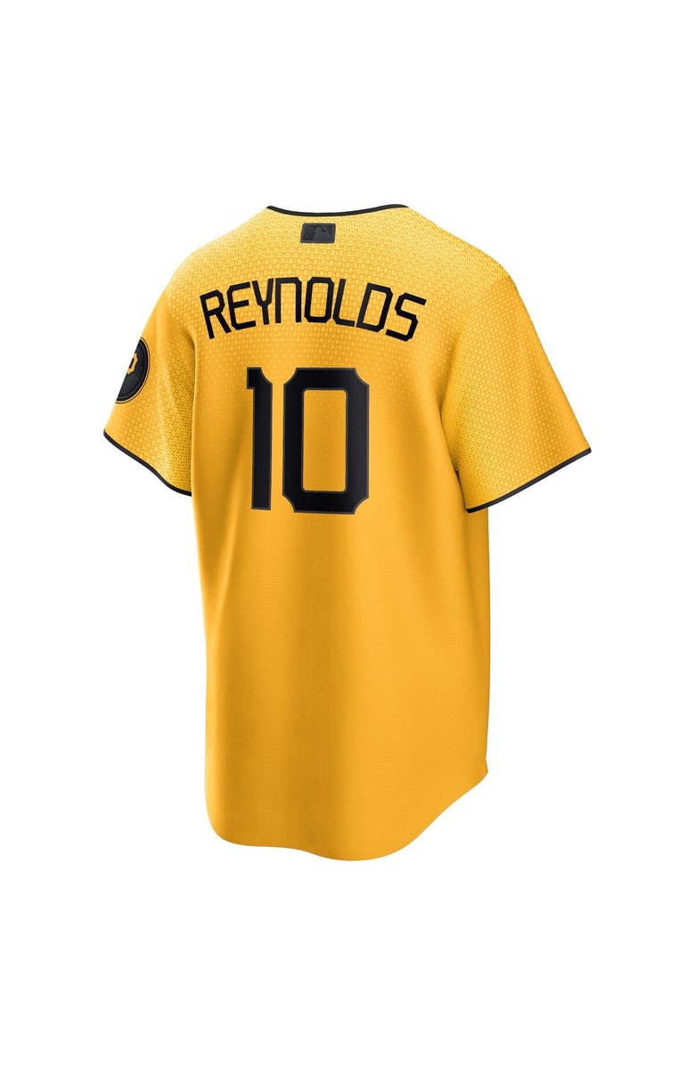 Nike Men's Nike Bryan Reynolds Gold Pittsburgh Pirates City Connect Replica Player Jersey, Alternate, color, Gold