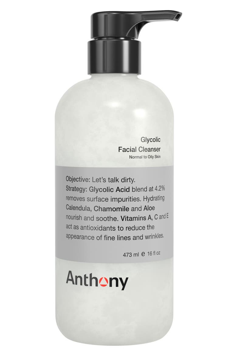 Anthony™ Glycolic Facial Cleanser, Main, color, NO COLOR