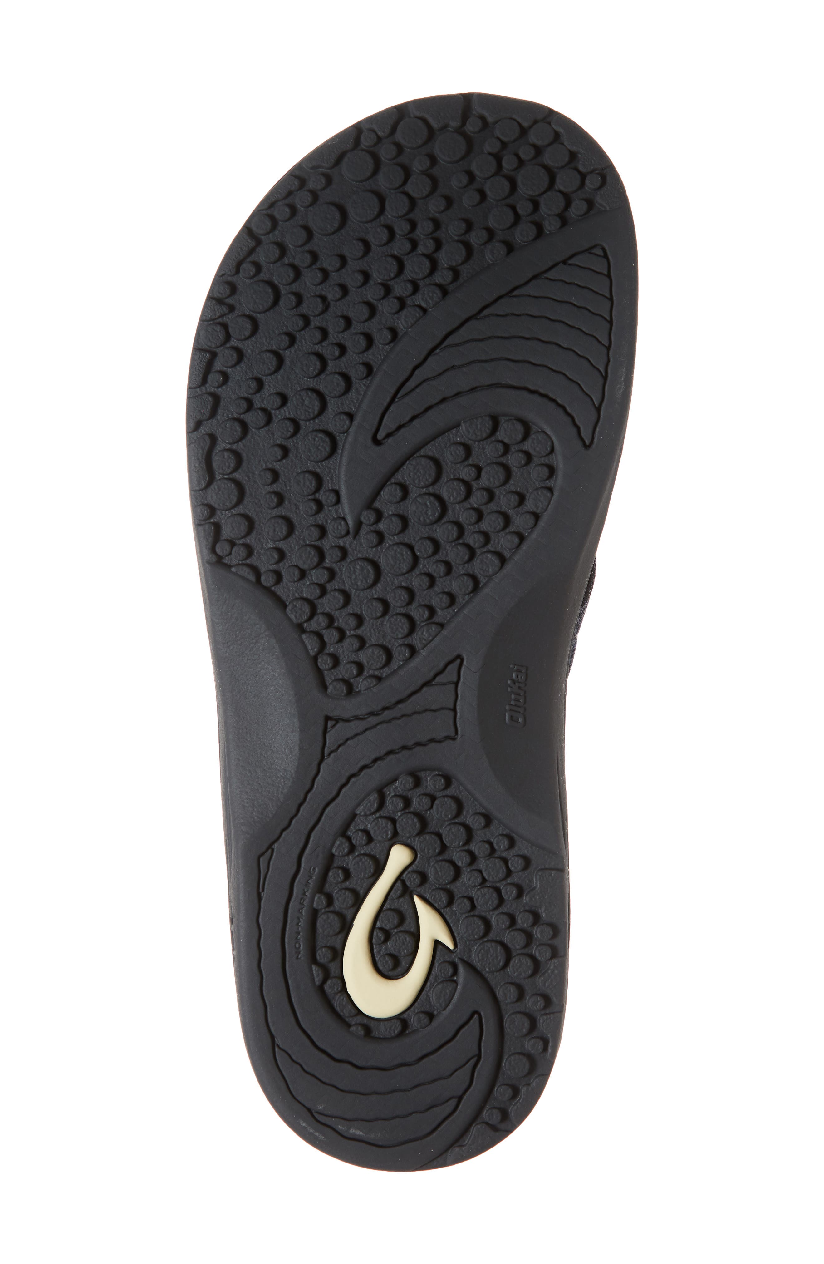 Hokua Mesh Flip Flop, Alternate, color, NIGHT/ CHARCOAL TEXTILE