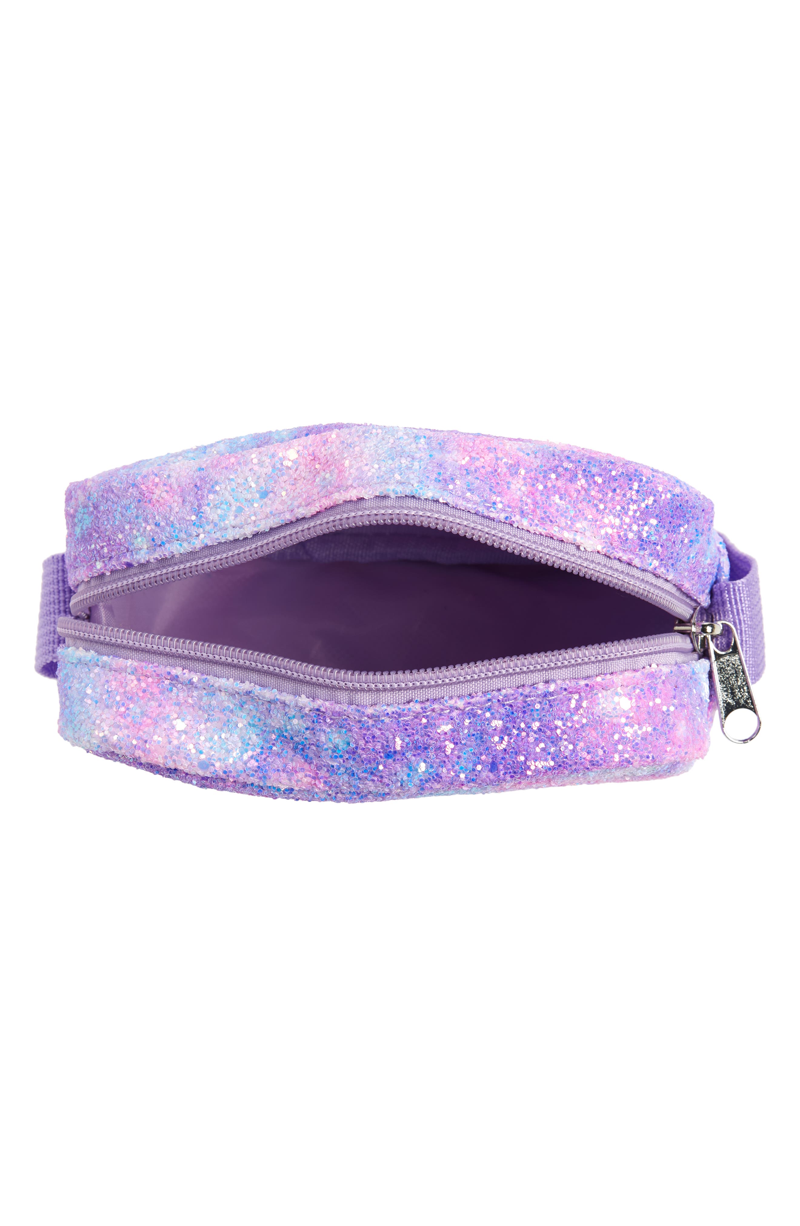 Capelli New York Kids' Glitter Crossbody Bag, Alternate, color, 