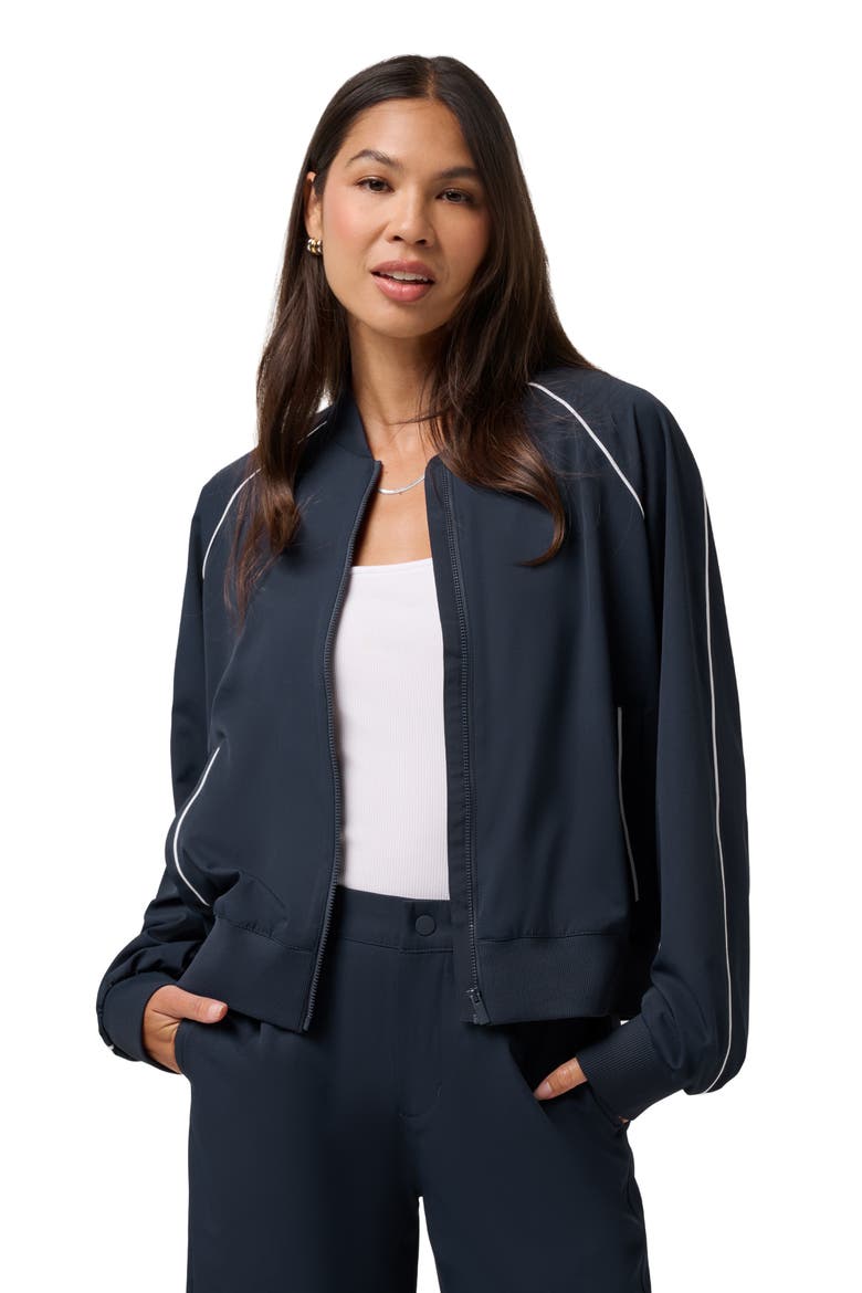 Opening Shot Bomber Jacket, Alternate, color, NAVY BLAZER