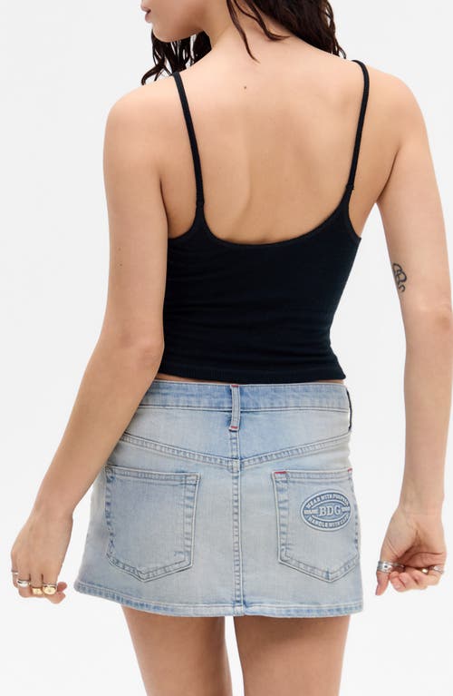 Bdg Urban Outfitters Diana Lace Trim Crop Rib Knit Camisole