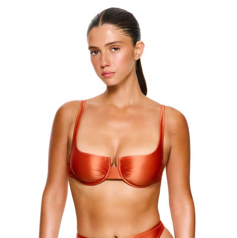 Satin Royale Underwire Bikini Top Swimsuit
