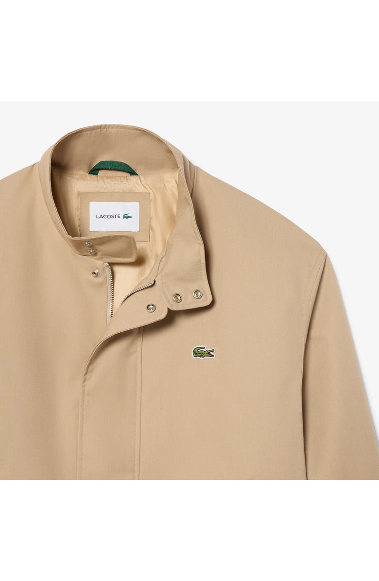 Lacoste Water Repellent Twill Jacket, Alternate, color, Viennese