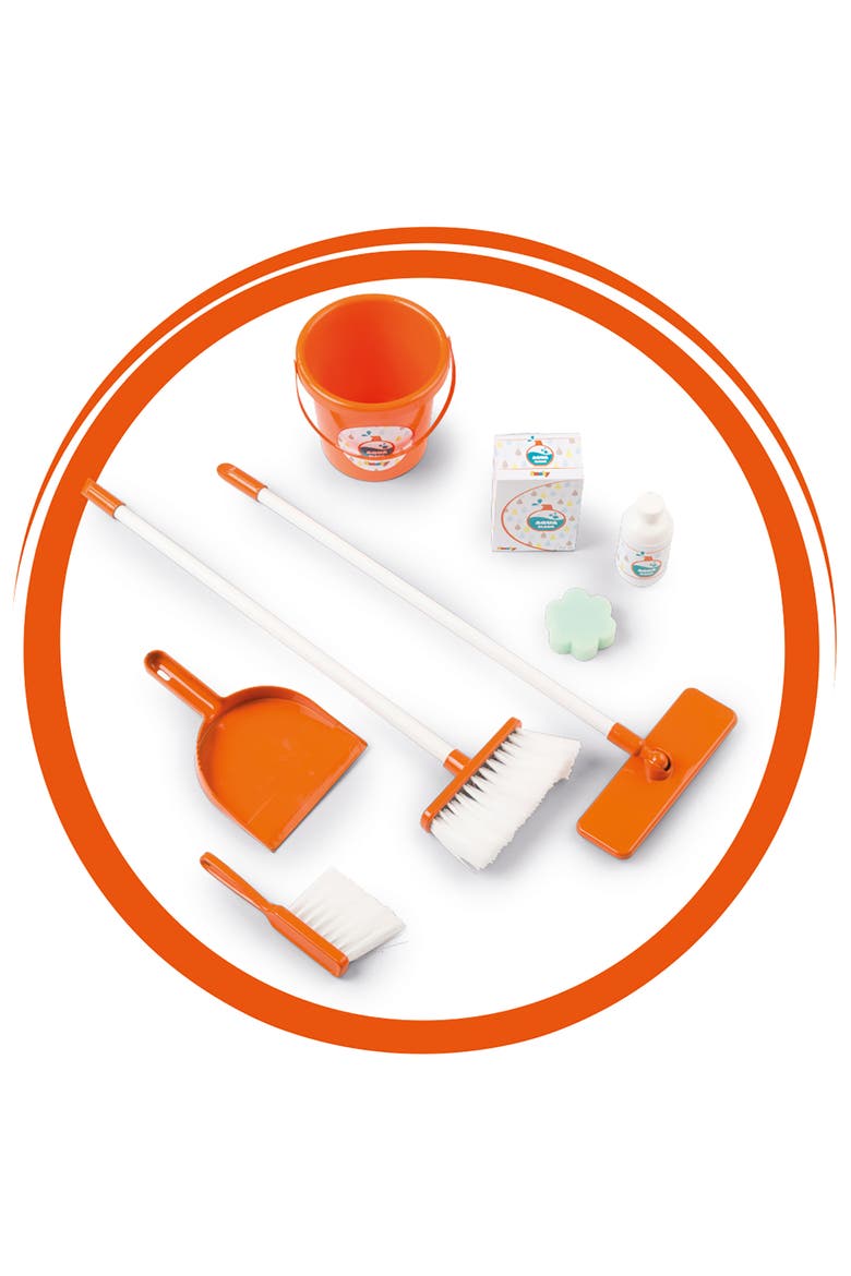 Kids Cleaning Trolley Pretend Play Toy, Alternate, color, Multicolored