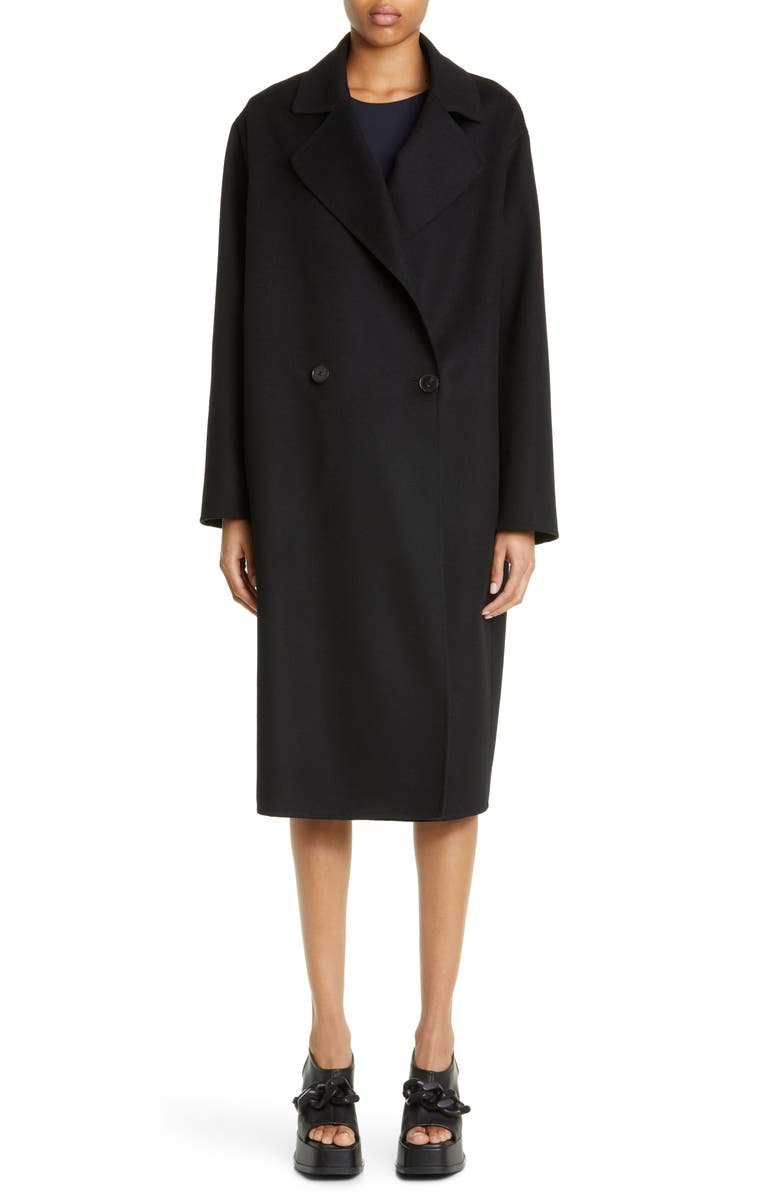Stella McCartney Erika Double Breasted Wool Coat, Main, color, 