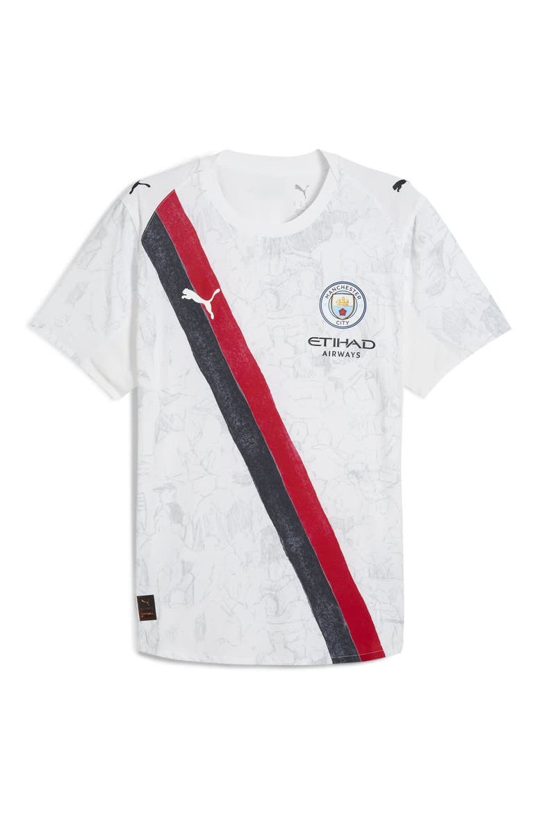 Men's Puma x KidSuper White Manchester City 2025 FIFA Club World Cup Authentic Jersey, Alternate, color, White