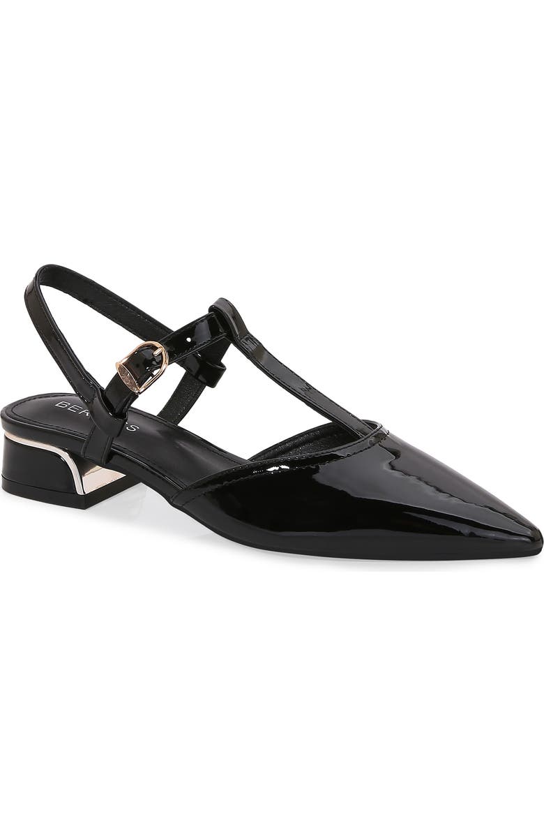 BERNESS Cristian T-Strap Pump, Main, color, Black