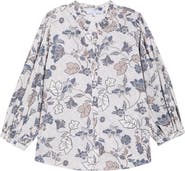 SUGARLIPS Bryony Floral Button-Up Shirt