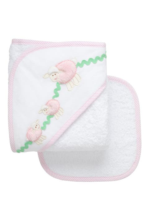 Playful Pals Hooded Towel & Washcloth Set (Baby & Toddler)