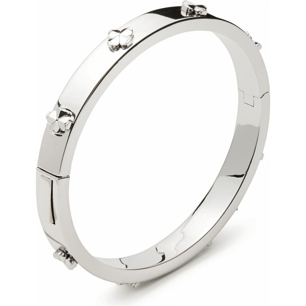 Kate Spade New York Spade Hinge Bracelet In Metallic