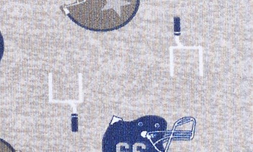 Sleep On It Fitted Two-piece Pajamas & Socks Set In Gray