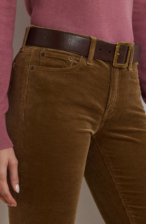 RALPH LAUREN LAUREN RALPH LAUREN STRAIGHT LEG CORDUROY PANTS