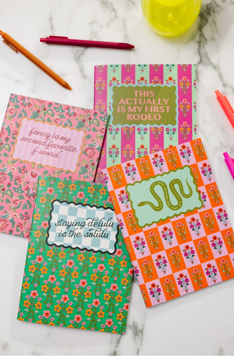 Furbish Stitched Notebook Set of 4 - Spring Set, Alternate, color,
