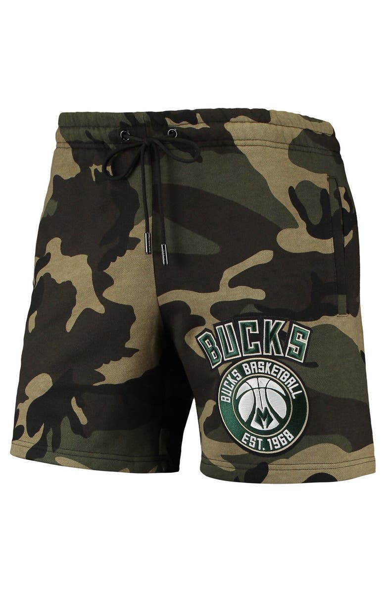 PRO STANDARD Men's Pro Standard Camo Milwaukee Bucks Team Shorts, Alternate, color, Camo