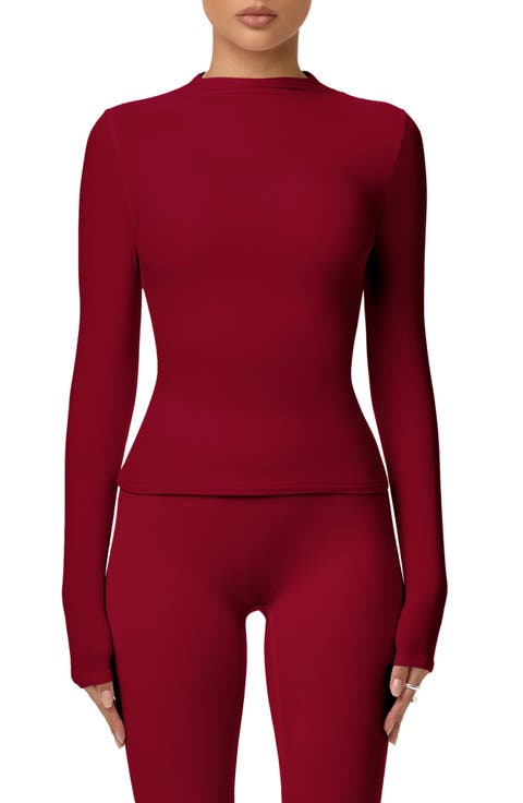 Mock Neck Top