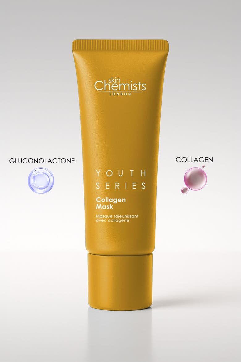Youth Series 1% Collagen Mask 50ml for Loss of Firmness, Anti-Aging, Alternate, color, White