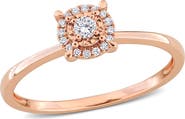 Julianna B. Lab-Grown Diamond Promise Ring 14k Rose Gold