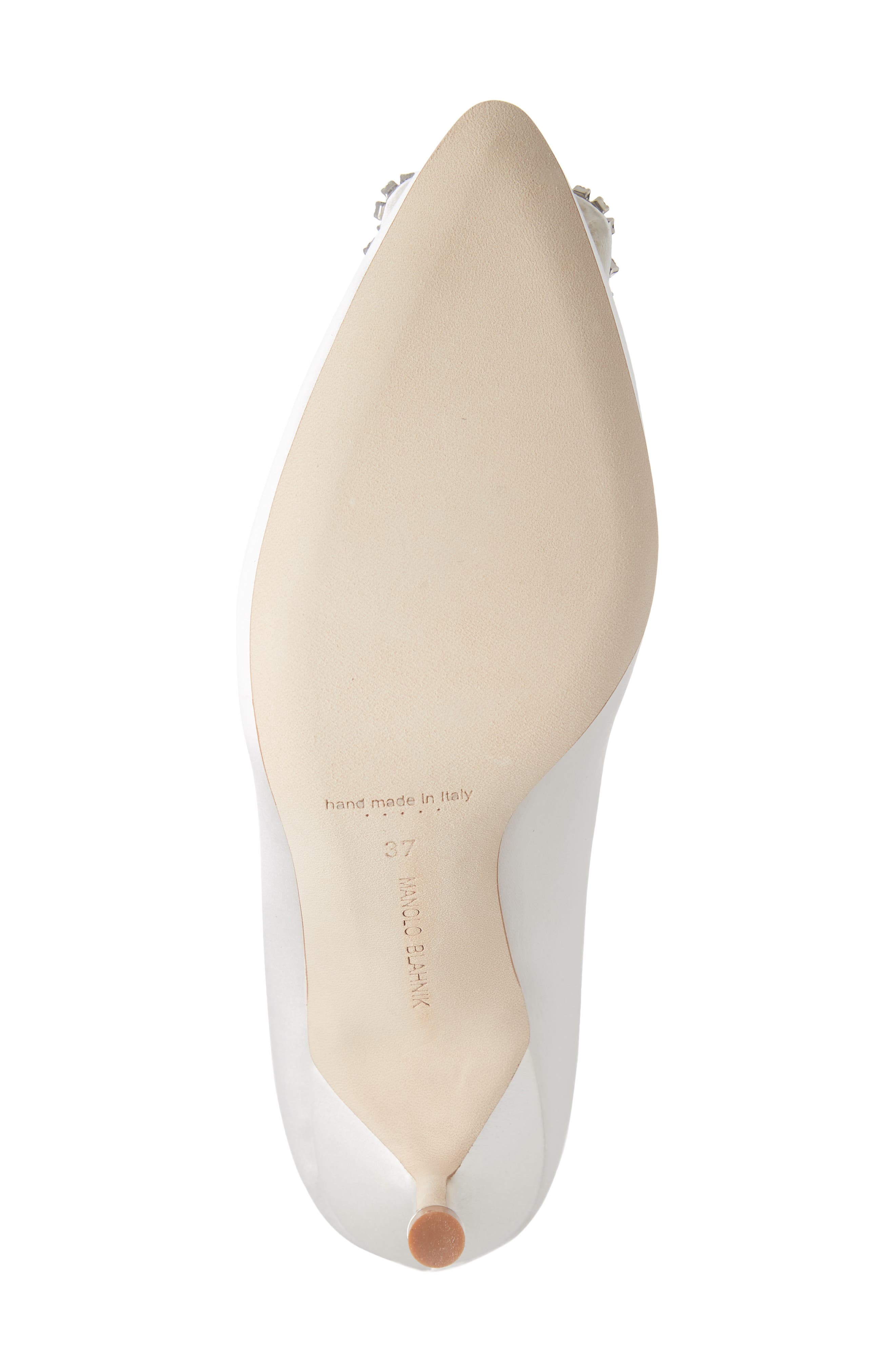 Hangisi Crystal Buckle Pump, Alternate, color, CREAM