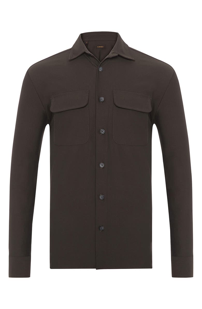 STUDIO GARNET LOS ANGELES 4-Way Stretch Performance Overshirt, Alternate, color,