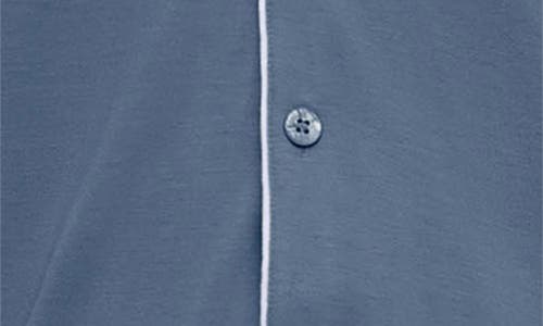 Eberjey William Pajama Set In Coastal Blue/ice Blue