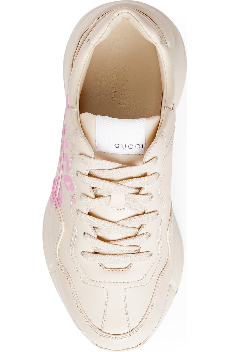 Gucci Rhyton Lemon Gucci Low Top Sneaker, Alternate, color,