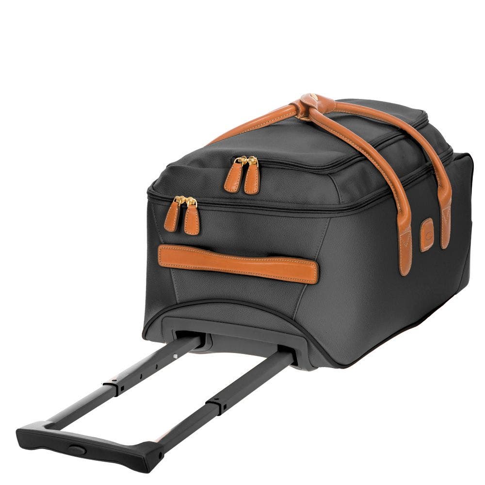 Bric
s Firenze 21" Carry-On Rolling Duffle, Alternate, color, Black