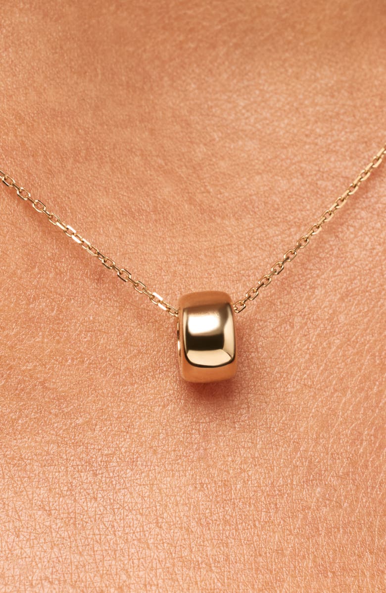 Ana Luisa Solid Yellow Gold - Luna Charm Necklace, Alternate, color, Gold